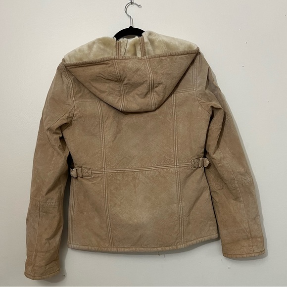 Vintage Outbrook Cramel Suede Leather Jacket - Picture 5 of 5